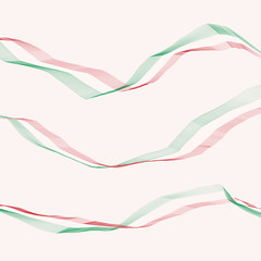 Italy flag ribbon wavy abstract background