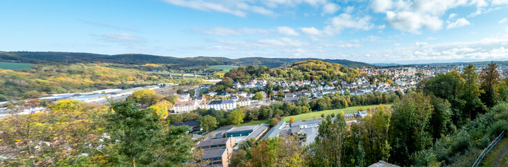 Panorama view Arnsberg Germany