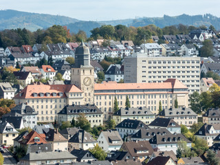 Panorama view Arnsberg Germany