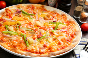 California-style pizza