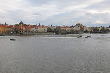 vltava river in prague