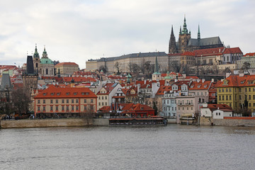 Obraz premium view of castle in prague