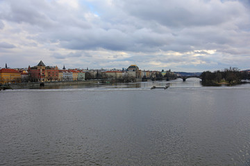 vltava river in prague