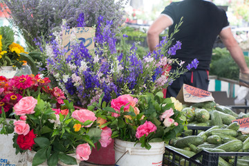 Flowers for sale at the market