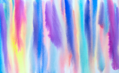 Water color painting abstract  on white paper isolated background.