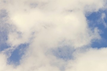 Beautiful white cloud on blue sky background