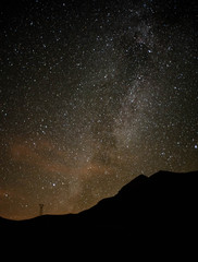 night sky with stars