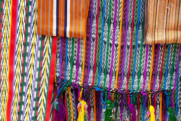 Tejidos a telar guatemaltecos