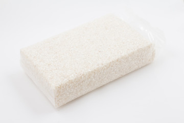 Fototapeta na wymiar Arborio rice pack