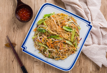 Three silk Fried powder