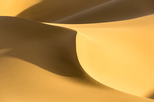 desert sand dunes closeup
