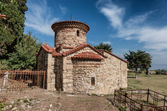 Historical Greek Orthodox monastery of Zvernec near Vlore in Albania