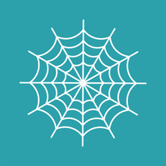 Spider web isolated. cobweb Halloween vector illustration. Spiderweb