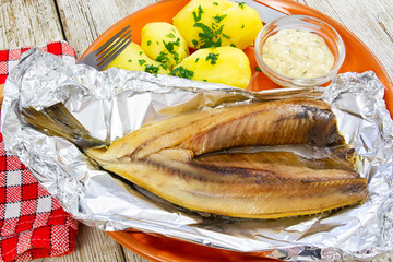 smoked herring fillet