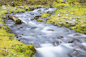beautiful landscape of streams