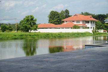 Obraz premium view of river side