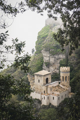 Fototapeta na wymiar Castle Erice sicilia