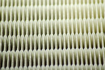 Surface closeup hepa filter air cleaner filtration is an important and popular form of air purification technology