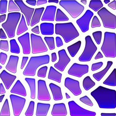 abstract vector stained-glass mosaic background