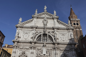 Fototapeta na wymiar Церковь Сан-Моизе в Венеции