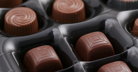 Mixed chocolate in box