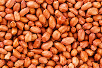 Peanuts, for background or textures. Uncleaned inshell peanuts.