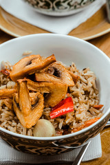 pilaf with wild mushrooms