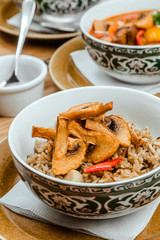 pilaf with wild mushrooms