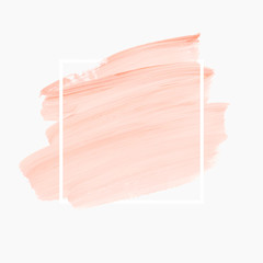 Logo brush painted watercolor background vector. Perfect design for headline and sale banner. 