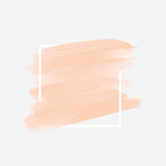 Logo brush painted watercolor background vector. Perfect design for headline and sale banner. 