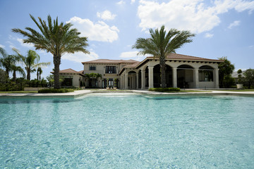 swimming pool in luxury hose