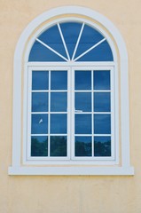 Classic window on the wall