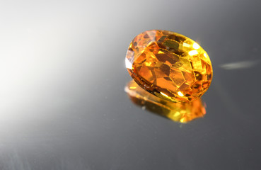 Natural yellow Sapphire gemstone