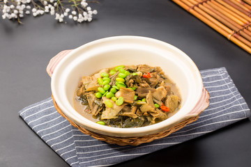 Country salt braised edamame