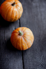 halloween pumpkin on wooden background