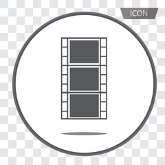 Film Icon Vector vector isolated on transparent background