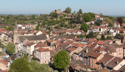 Fototapeta na wymiar Cité médivale et château de Crémieu