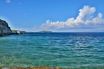 Greece,island Paxos-view of the island Panaghia