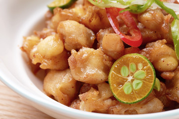 Salt and pepper chicken brittle bone