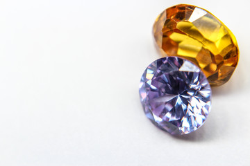 Fototapeta premium Natural Sapphire gemstone
