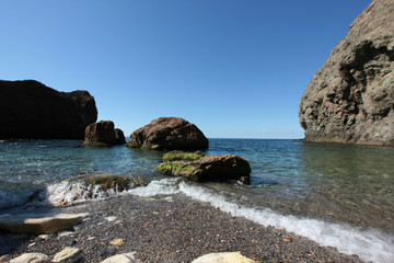 seascape with stones