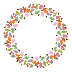 Christmas Hand Drawn Wreath with Round Frame for Cards Design Vector Layout with Copyspace Can be use for Decorative Kit, Invitations, Greeting Cards, Blogs, Posters, Merry X’mas and Happy New Year.