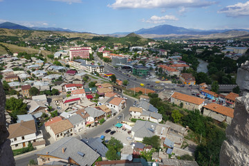 Fototapeta na wymiar Akhaltsikhe Cityscape View