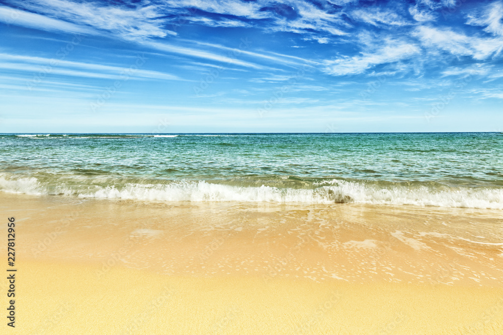 Wall mural Beach on a sunny day