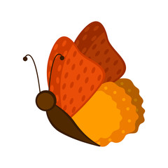 Isolated cute butterfly icon. Vector illustration design