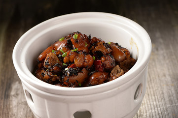 Salt vegetable ecology pork