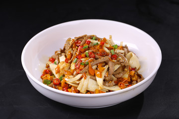 Fried double crispy beef with ground pepper