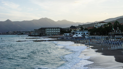 Pietra Ligure im Abendlicht
