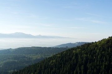 View from the hills. Slovakia