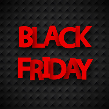 Black friday sale promotion poster on textured background.